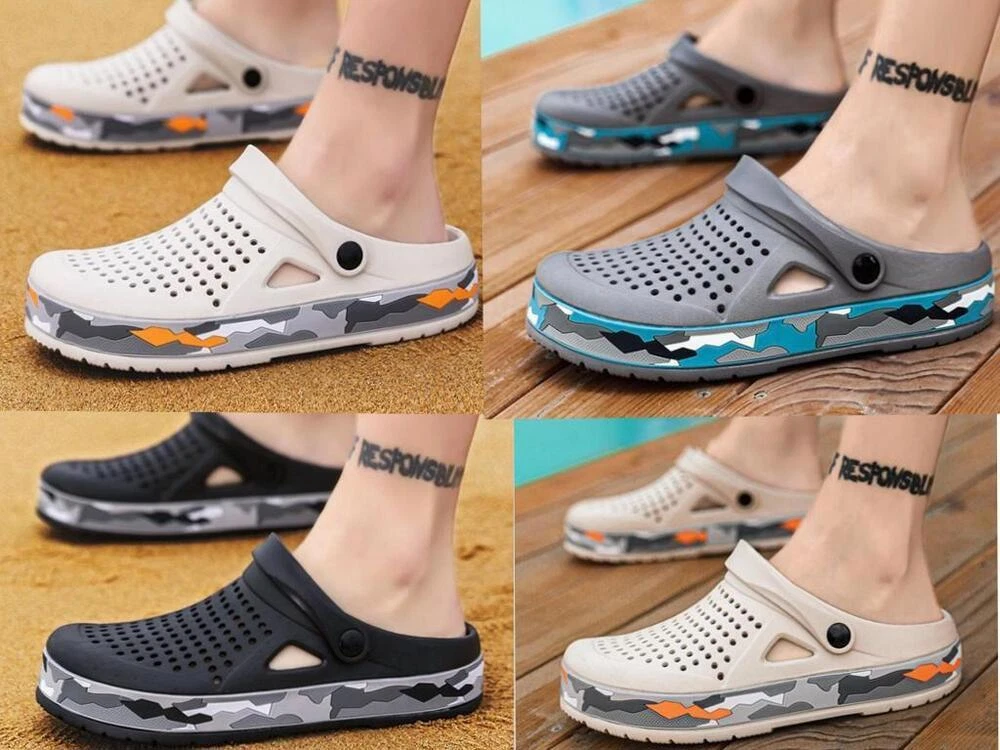 mens croc sandals uk