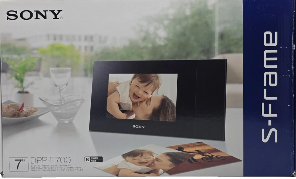 Sony DPP-F700 Digital Photo Frame with Built in Printer And Remote OPEN BOX - Image 2 of 4