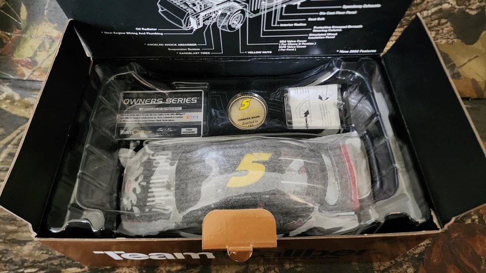 EQUIPO CALIBRE 1/24 TERRY LABONTE #5 KELLOGGS MILK MONTE #1/180 DIECAST NASCAR E6 Foto 3 de 4