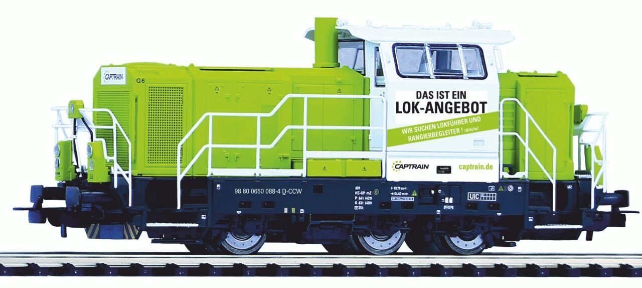 Piko 71322 Diesellok Vossloh G6 Lok-Angebot Captrain Spur H0