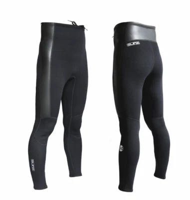 SLINX Men's 2mm Neoprene Diving Long Pants Surf Scuba Wetsuits High Waist Dive Pants