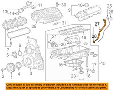 TAHOE YUKON 5.3 6.2 ENGINE OIL DIPSTICK TUBE 2015-2018 NEW OEM  12652951