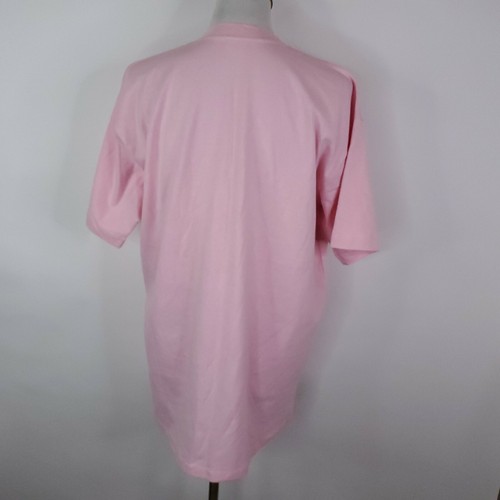 TOPNOTCH Barbados Women's t Shirt Size L Barbados West Indies Pink Cotton Shirt - Picture 5 of 7