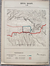 1888 Government Boundaries Commission Map of Proposed Alterations to Bryn Mawr