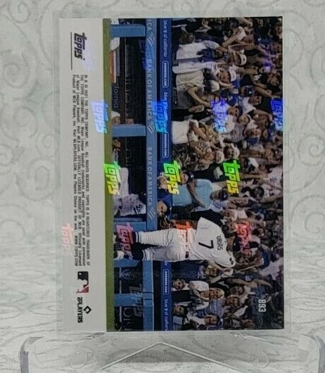 2021 TOPPS NOW # 893 JULIO URIAS 1st NL 20 Game - Blue Parallel #46 /49 - Image 2 of 2