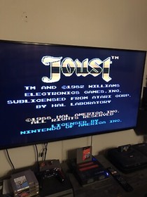 Joust (Nintendo Entertainment System NES, 1988) Authentic And Tested