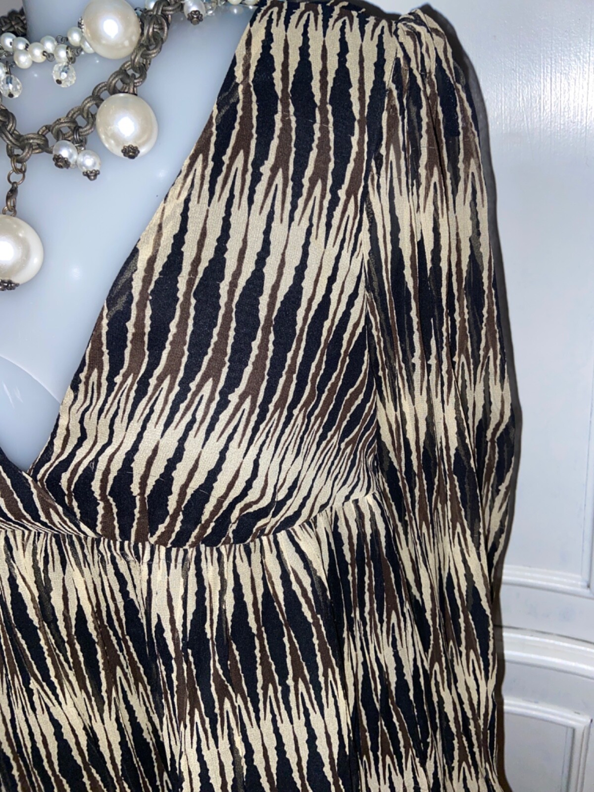 BETSEY JOHNSON vintage babydoll dress retro Size 2 FR… Gem