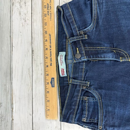 Levi's 511 Performance Slim Blue Jeans Boys Size 14 Reg 27 X 27 (measures 26x27) - Picture 10 of 13