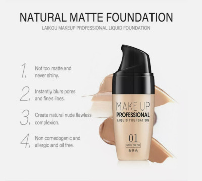 30ml wasserfeste Gesichtsbrellung Foundation volle Abdeckung flüssige Concealer Creme