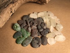 Genuine Atlantic Ocean Sea Glass 35 Bonfire Pieces 105