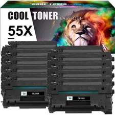 CE255X 55X CE255A 55A Toner Cartridge for HP Laserjet M525dn P3015 P3015dn Lot