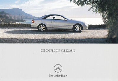 MERCEDES CLK COUPE C209 55 AMG 500 320 240 200 Prospekt plus Preisliste 2003 46
