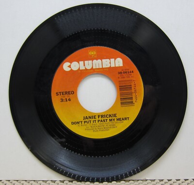 Janie Fricke - Always Have Always Will & Don't Put It Past My Heart-45 RPM  1986