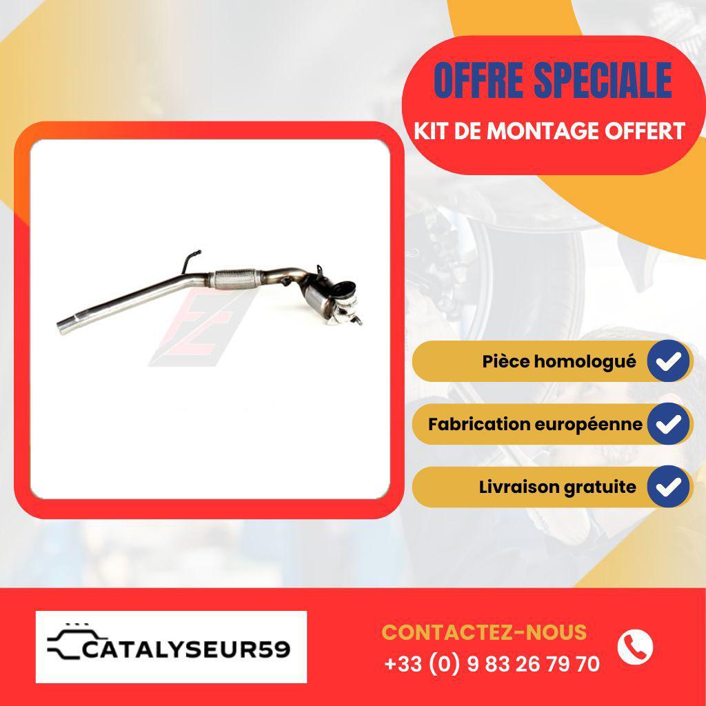 Catalyseur Golf VII 1.0i TSI rechange échappement pour trajets urbains