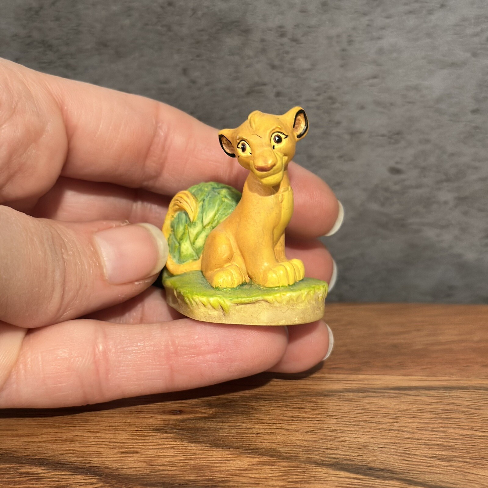 Rare Disney Lenox Thimble The Lion King Simba Figurine Lion King Collectible