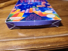 Tetris For Nintendo NES Entertainment System Video Game 1989 TESTED With Box 