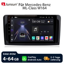 4+64G Android12 Autoradio GPS Navi BT WIFI DAB+ Carplay F&uuml;r Benz ML W164 GL X164
