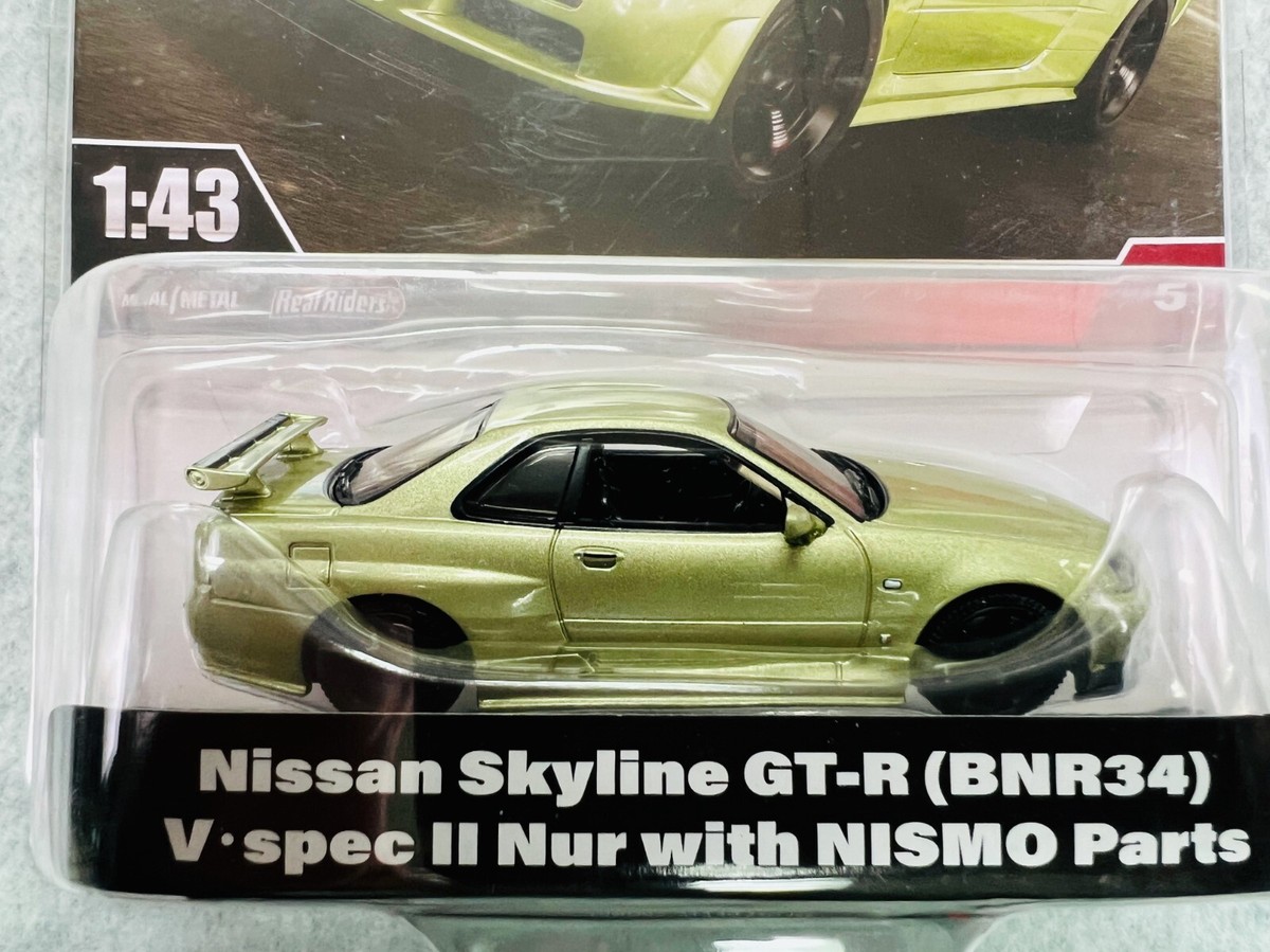 🎌Hot Wheels Premium Nissan Skyline GT-R (BNR34) V-spec II