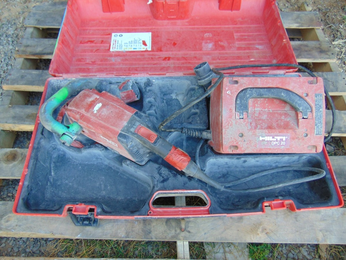 Meuleuse Béton Hilti DG150 + Unité D'alimentation DPC20 – 110V – Occasion