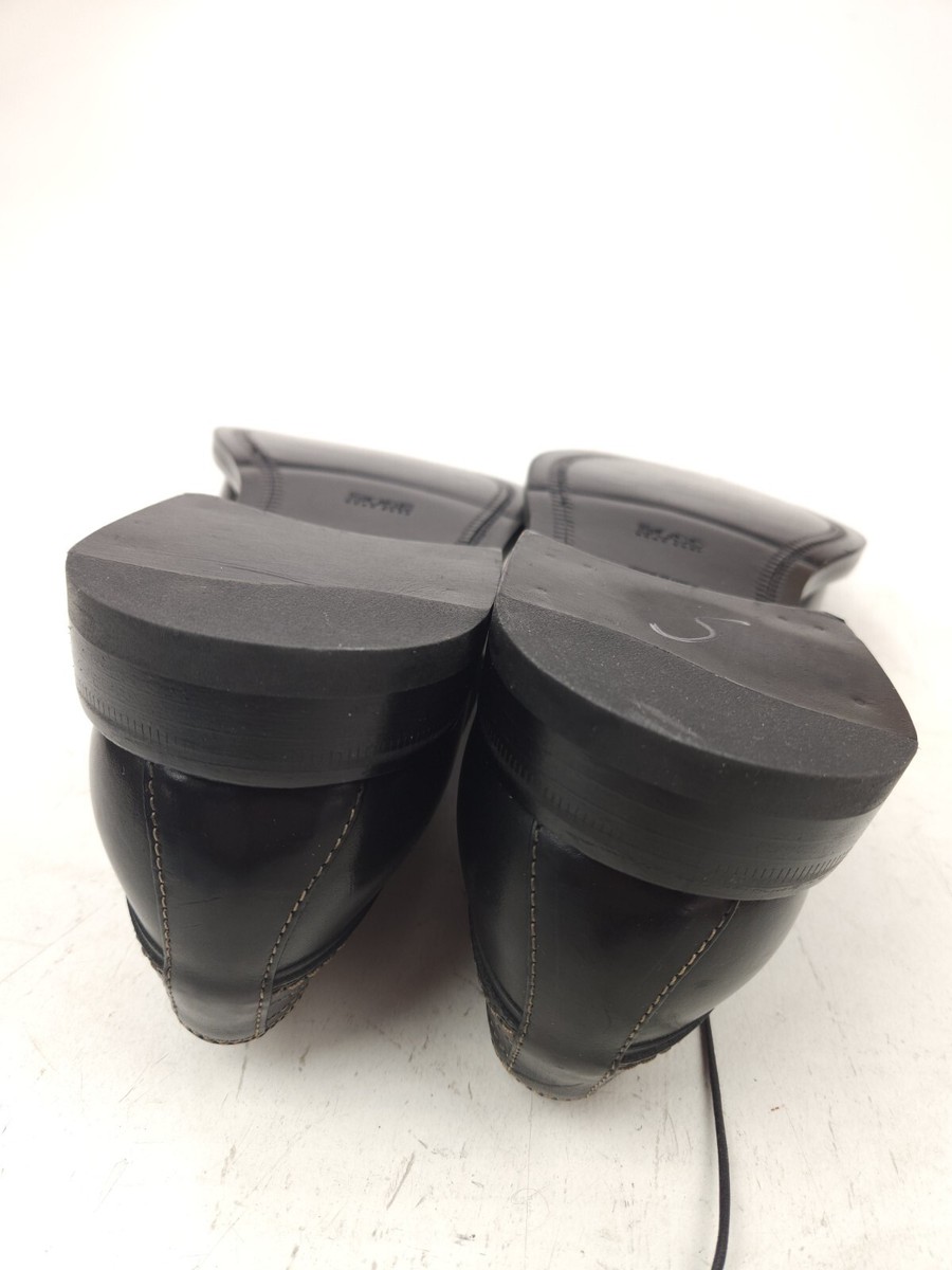 Mens Hugo Boss Bicycle Toe Dress Shoes Black Leather Size 7.5 Made In Italy Mens Hugo Boss Bicycle Toe Dress Shoes Black Leather Size  main image 3