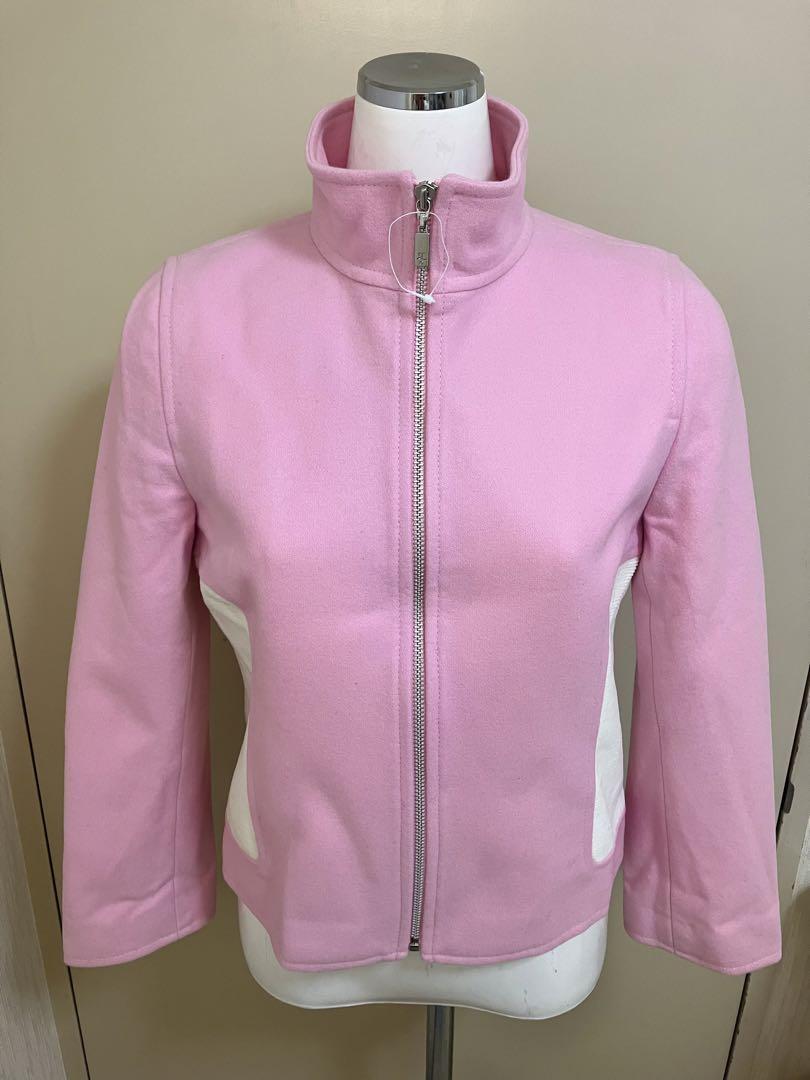 courreges wool jacket size M pastel pink | eBay