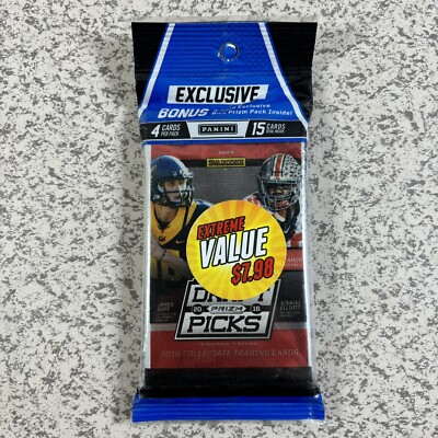 2016 Panini Prizm Collegiate Draft Picks Football Cello Pack Value New Sealed