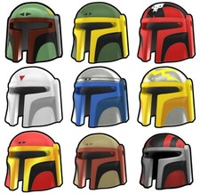 Arealight Custom MANDALORIAN Helmet for Star Wars Minifigs -Pick your Color 
