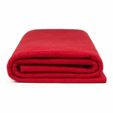 Red ACRYLIC FELT FABRIC By The Yard _72" WIDE_ Thick Soft Felt Fabric