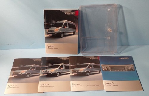 10 2010 Freightliner Sprinter owners manual