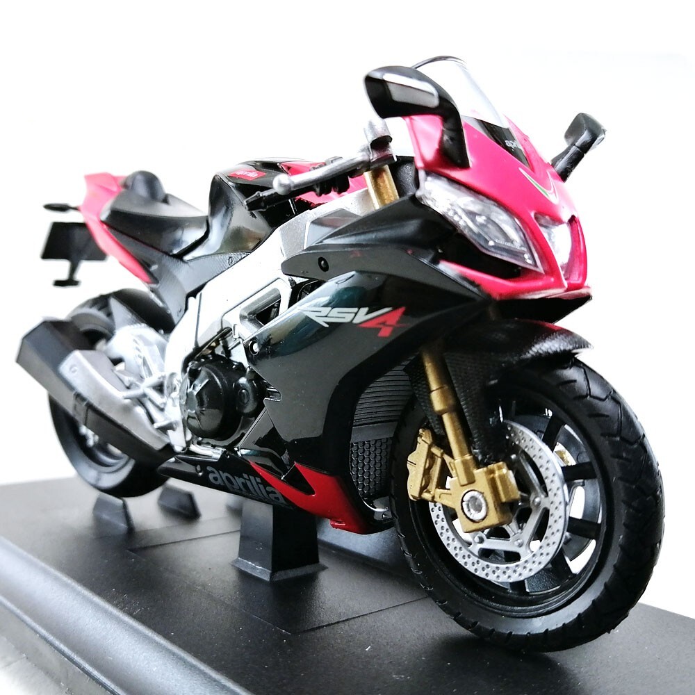 Aprilia RSV GT 1000 R ミニチュアバイク完成品 1:18 aprilia RSV4 FACTORY Die-Cast Motorcycle Model Welly 1:18 Scale