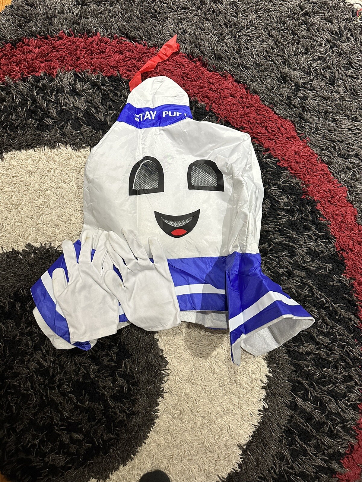 Ghostbuster Stay Puft Marshmallow Man Costume Adult S… Gem