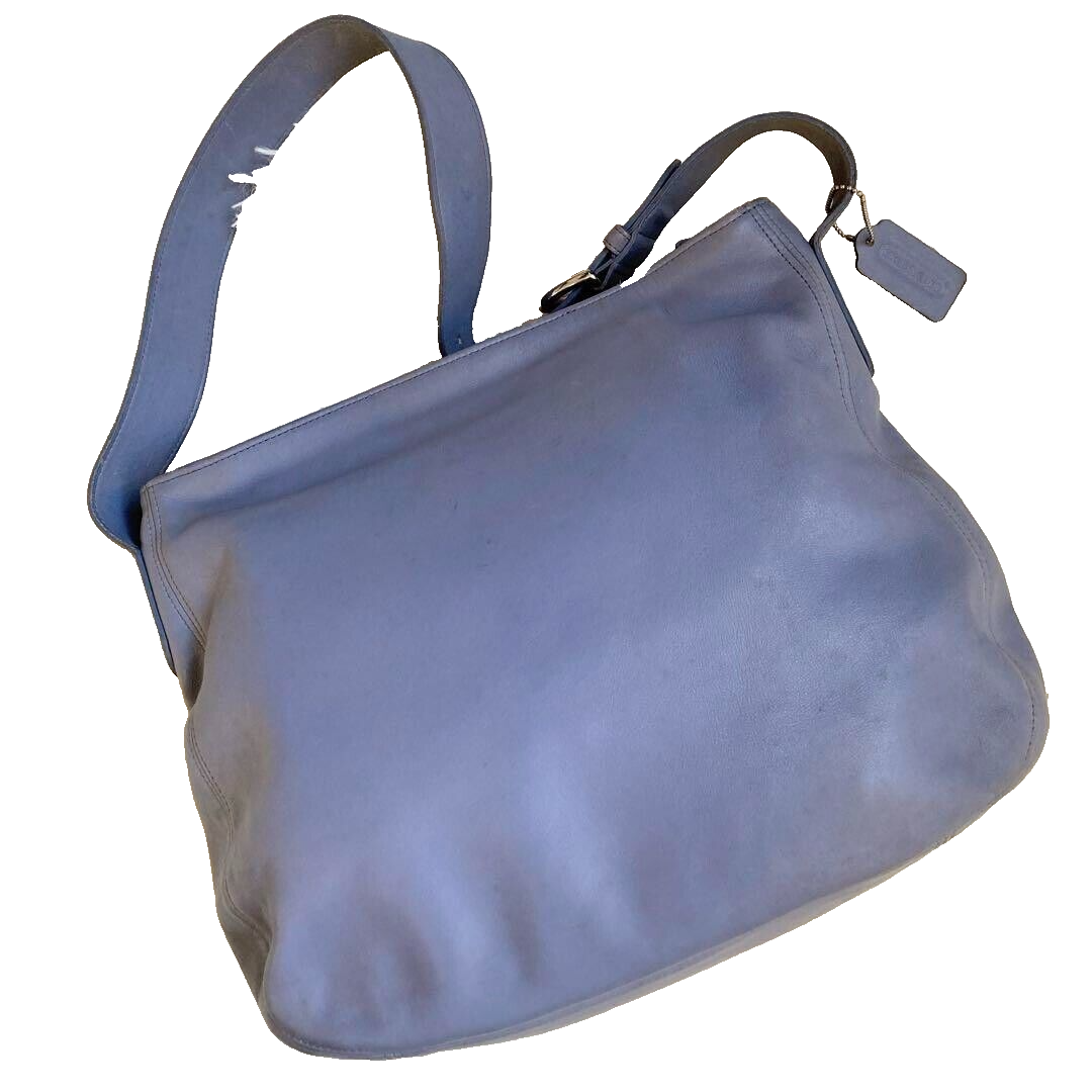 COACH 4161 Old Coach Shoulder Bag Purple All Leather 2501M COACH 4161 Old Coach Shoulder Bag Purple All Leather 2501M