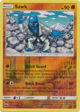 Sawk 72/147 Burning Shadows Reverse Holo Common Near Mint Pokemon DNA GAMES
