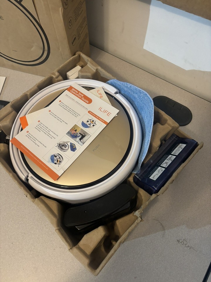 Ilife V5s Plus Robot Vacuum Mop Integrated Combo Smart Robotic Cleaner