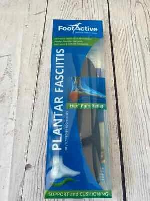 FootActive Plantar Fasciitis Insoles, Heel Pain Relief, Choose your size