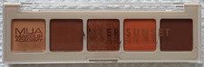 5-Pan Eyeshadow Palette 3.8g ~ by MUA ~ Shade: AMBER SUNSET (Nude Browns) ~ NEW