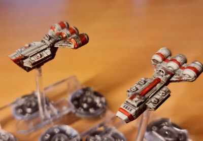 Two CR20 Transport/Frigates Star Wars Armada Billion Suns 3D Print Miniatures