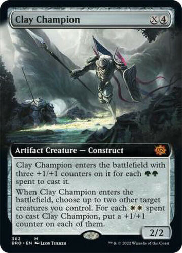 MTG - Clay Champion - Extended Art, Brothers War Variants - Picture 1 of 25