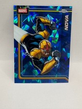 2026 Topps Chrome Marvel Sapphire Nova #089 Sapphire Marvel Card