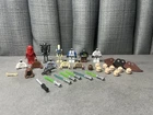 Lego Star Wars Minifigures Mixed Lot Heads Lightsabers Parts Incomplete