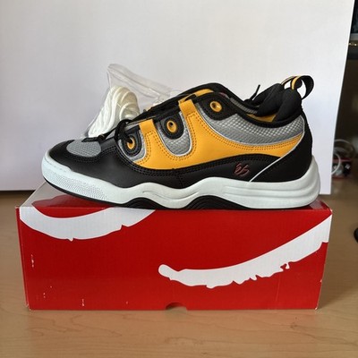 eS Two Nine 8 Skate Shoes - Black/Yellow. Size 9.5m New With Box