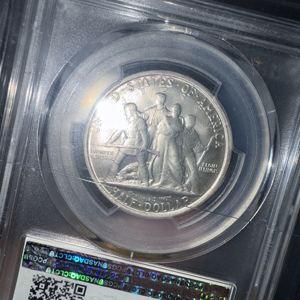 1936 Elgin Commem Half Dollar PCGS MS67 Great Eye Appeal Nice Strike - Image 3 of 4