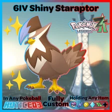 ✨ Shiny Staraptor 6IV ✨ Mega Dimension Pokemon Legends ZA Ready 🚀 Fast 🚀