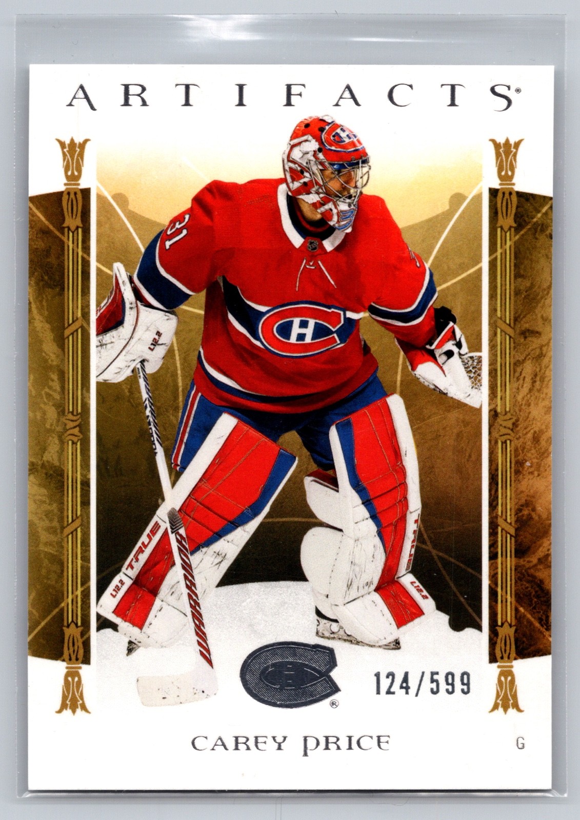 2022-23 Upper Deck Artifacts Stars 337/599 Carey Price #102 Hockey Card NHL