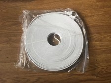 FLAT CAT8 Shielded 2000MHz 40Gbps Ethernet 30m Cable RJ45 Flat White