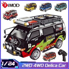 Telecomando RC Auto Delica 1/24 2,4G 50M veicolo 4WD/2WD faro furgone
