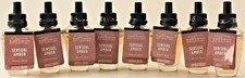 QTY 8 - Bath  Body Works SENSUAL AMBER Wallflowers Home Fragrance Oil Refills