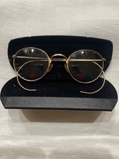 Antique B L Eyeglasses 1/10 12k Gold Filled Frame Bifocal w/ Case