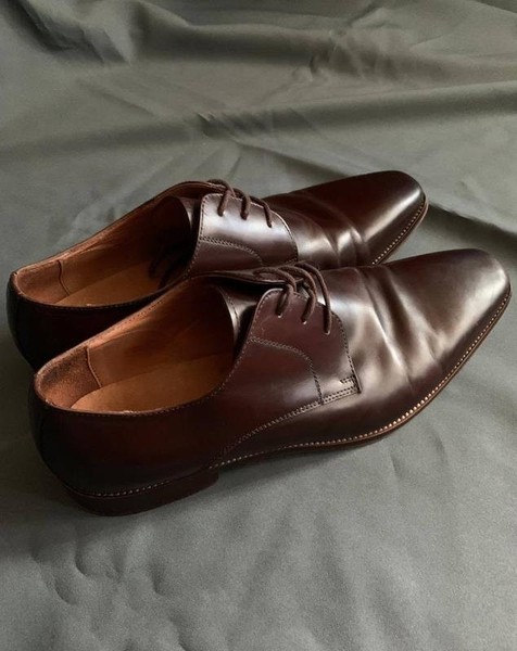 Men Dune Heels Brown Leather 44