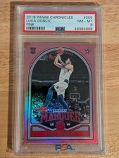 2018-19 Marquee PINK #255 Luka Doncic RC Mavs Basketball Rookie Card PSA 8 NM-MT